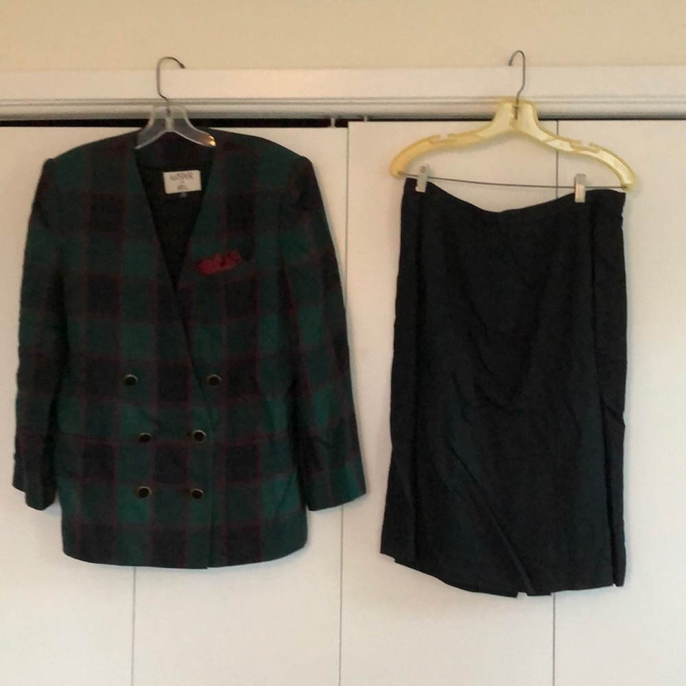 COPY - Double breasted skirt suit by Kasper